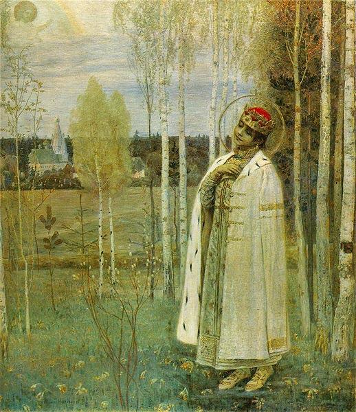 Mikhail Nesterov Tzarevich Dmitry Norge oil painting art